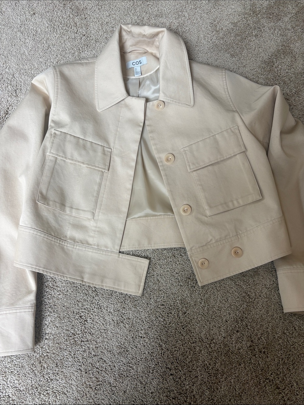 COS crop jacket size 6 - Picture 4 of 8